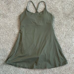 (Not sure on brand) Athletic razorback dress with built in shorts and bra